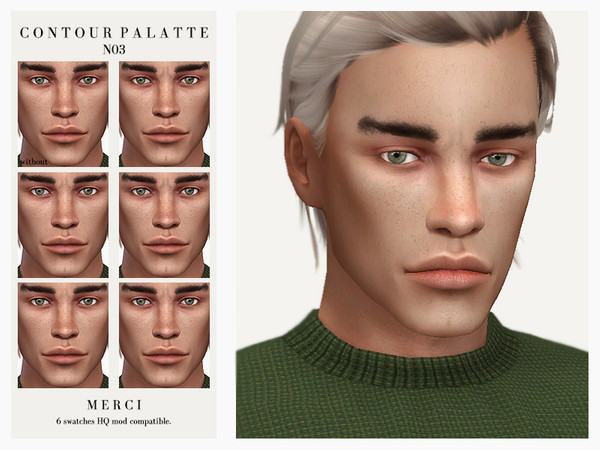 Sims 4 Contour Palette N03 by Merci at TSR
