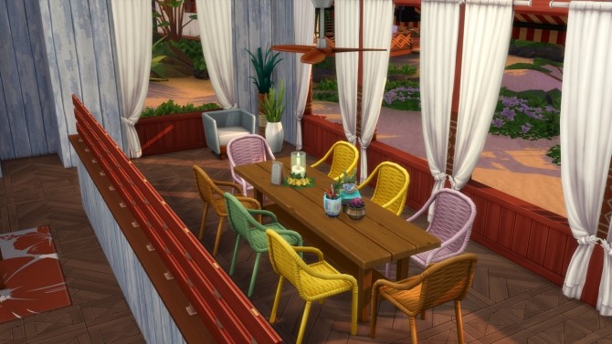 Sims 4 Seafood Restaurant at ArchiSim