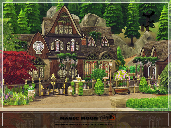Sims 4 Magic Moon house by Danuta720 at TSR