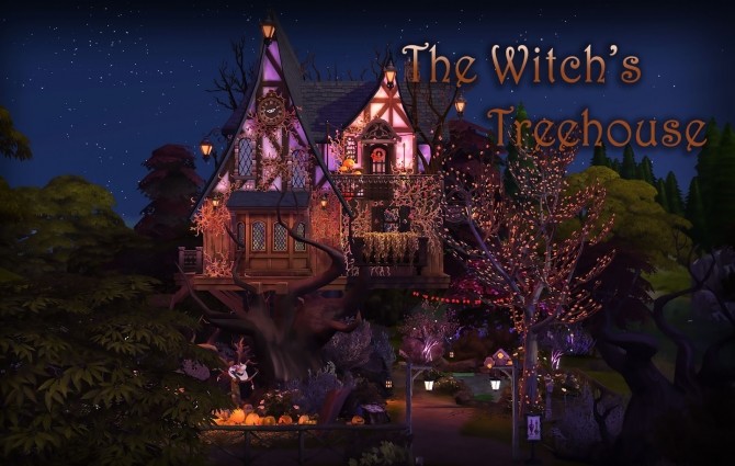 Sims 4 The Witchs Treehouse at Ruby’s Home Design