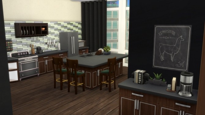 Sims 4 Gentleman’s Apartment at ArchiSim
