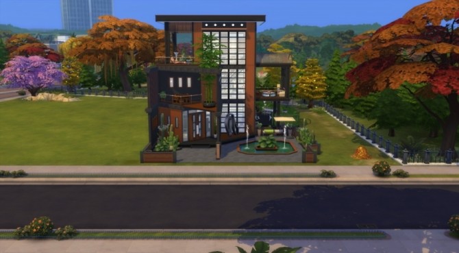 Sims 4 LAtypique house by Pyrenea at Sims Artists