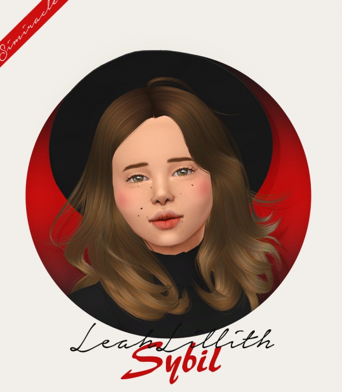 LeahLillith Sybil Hair Kids Version at Simiracle » Sims 4 Updates