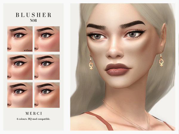 Sims 4 Blusher N08 by Merci at TSR