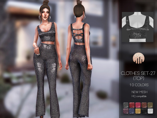 Sims 4 Clothes SET 27 (TOP) BD111 by busra tr at TSR