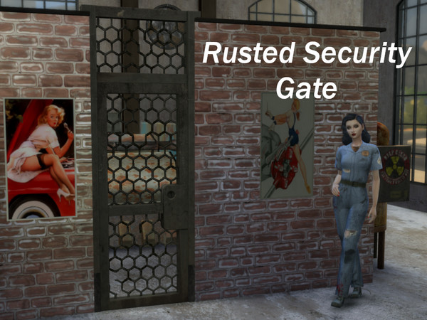 Apocalypse Security Door By Citrine Witch At Tsr Sims 4 Updates