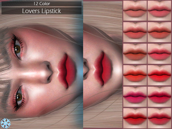 Sims 4 LMCS Lovers Lipstick by Lisaminicatsims at TSR