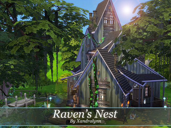 Sims 4 Ravens Nest by Xandralynn at TSR