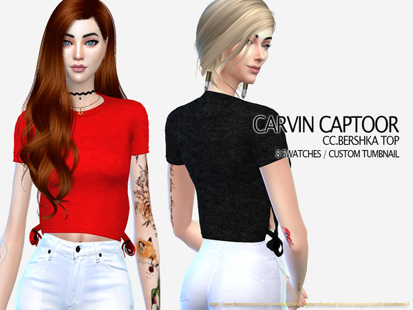 Sims 4 Top by carvin captoor at TSR