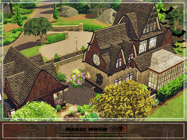 Sims 4 Magic Moon house by Danuta720 at TSR