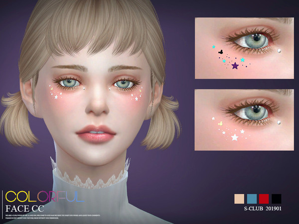 cc for sims 4 face