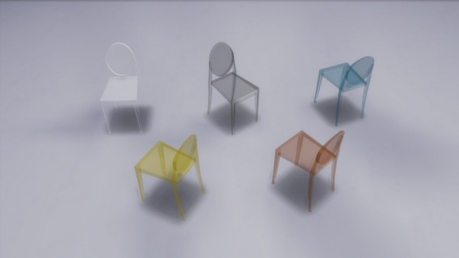 Sims 4 VICTORIA GHOST CHAIR at Meinkatz Creations