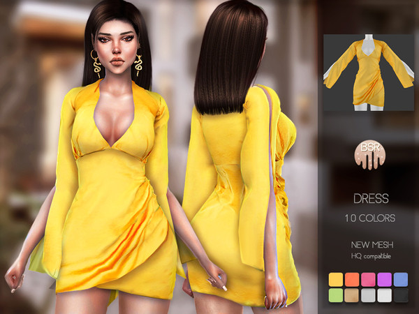 Sims 4 Dress BD93 by busra tr at TSR