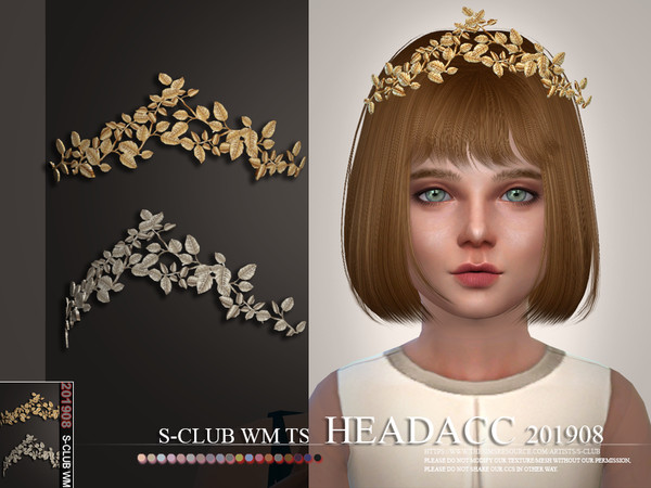 Sims 4 Headacc 201908 Child by S Club WM at TSR
