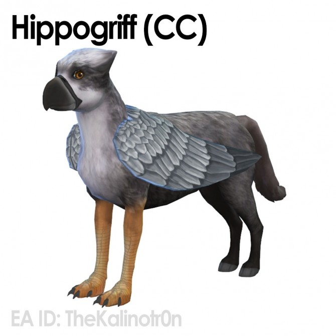 Sims 4 Fluffy Phoenix and Hippogriff at Kalino