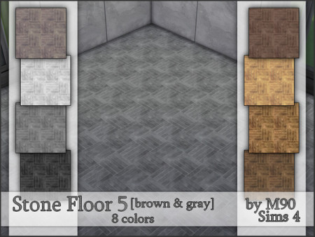 Stone Floor 5 brown & gray by Mircia90 at TSR