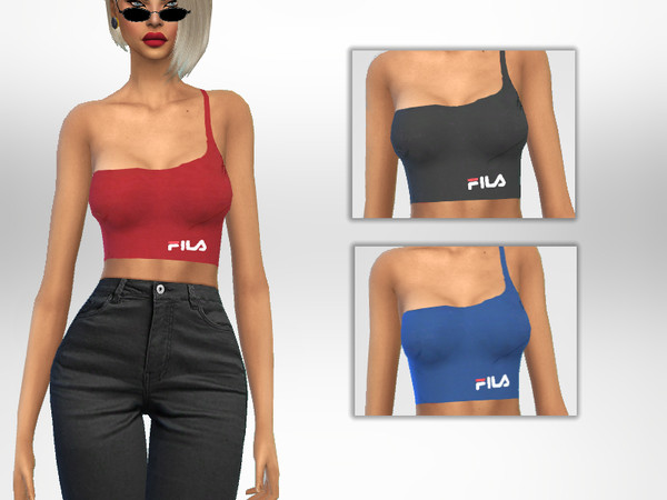 Sims 4 Crop Top by Puresim at TSR