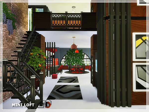 Sims 4 Mini Loft by Danuta720 at TSR
