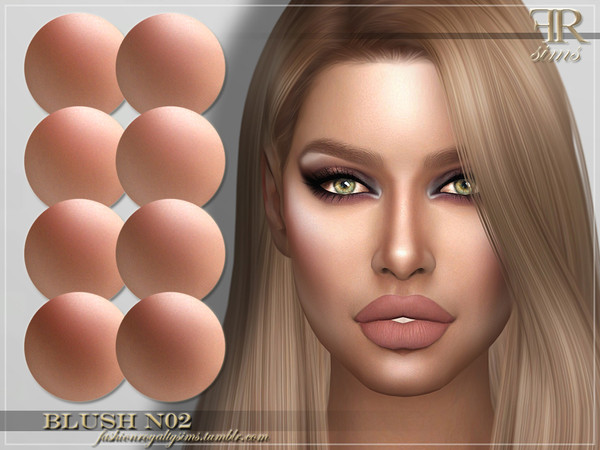 Sims 4 FRS Blush N02 by FashionRoyaltySims at TSR