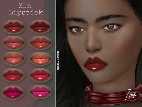 Sims 4 IMF Xin Lipstick N.203 by IzzieMcFire at TSR