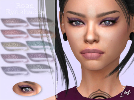 IMF Rosa Eyeshadow N.100 by IzzieMcFire at TSR » Sims 4 Updates