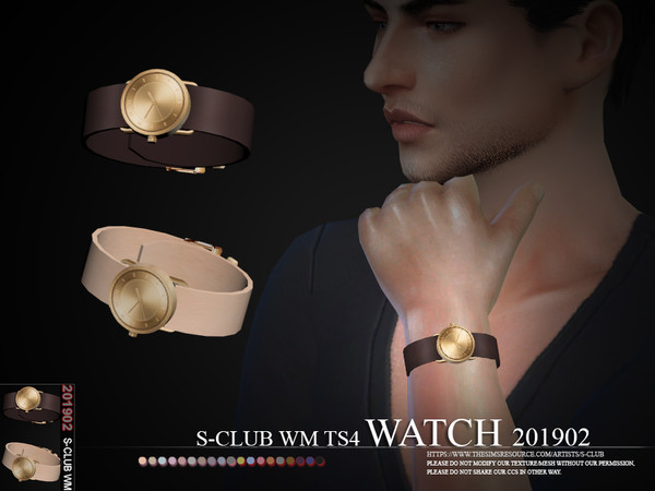 Sims 4 Watch 201902 by S Club WM at TSR