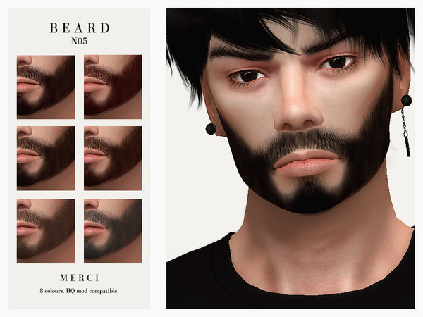 Sims 4 Beard N05 by Merci at TSR