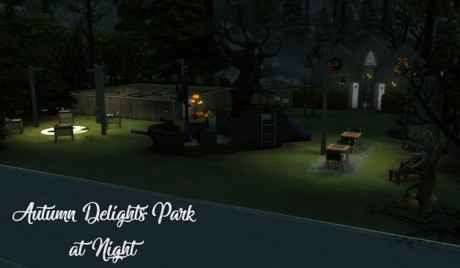 Sims 4 Autumn Delights Park by Simmiller at Mod The Sims