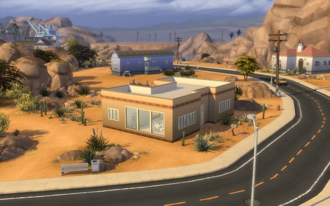Sims 4 Stoney Desert Home by halfasianbanana at Mod The Sims