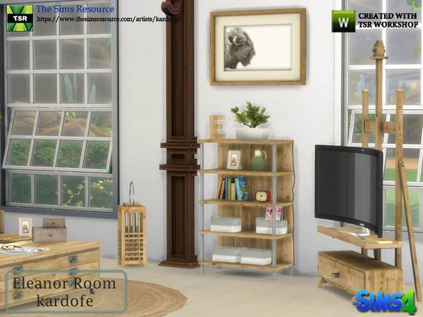 Sims 4 Eleanor Room by kardofe at TSR
