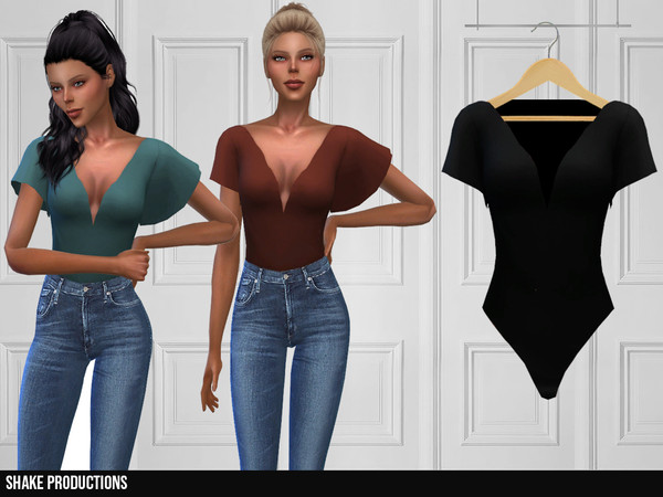 Sims 4 314 Bodysuit by ShakeProductions at TSR