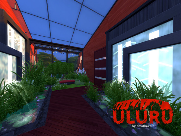 Sims 4 ULURU Spa by amathakathi at TSR