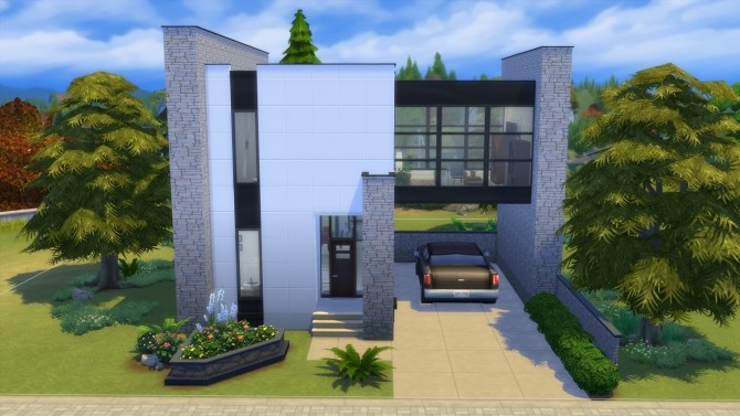 Sims 4 Sharp and Sleek house by Vulpus at Mod The Sims