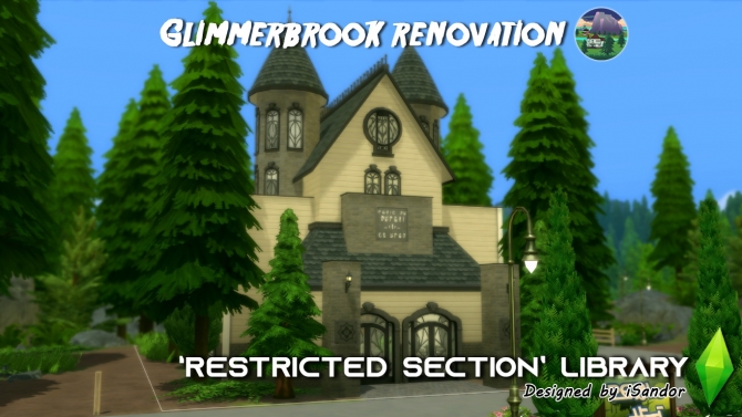 Glimmerbrook renovation #1 | Restricted Section Library by iSandor at ...