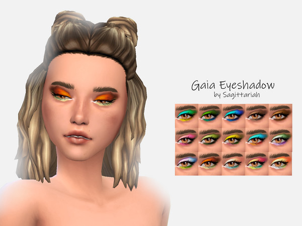 Sims 4 Gaia Eyeshadow by Sagittariah at TSR