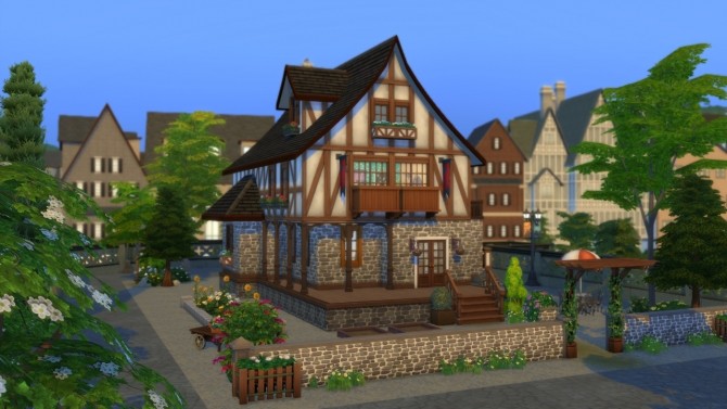 Sims 4 Traditional German House at ArchiSim