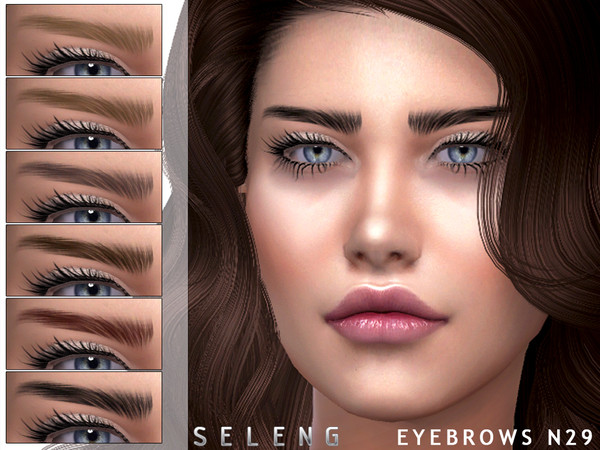 Sims 4 Eyebrows N29 by Seleng at TSR