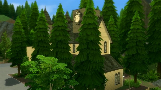 Sims 4 Glimmerbrook renovation #1 | Restricted Section Library by iSandor at Mod The Sims