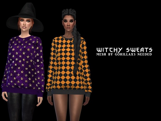 Sims 4 Witchy Sweats at Leo Sims