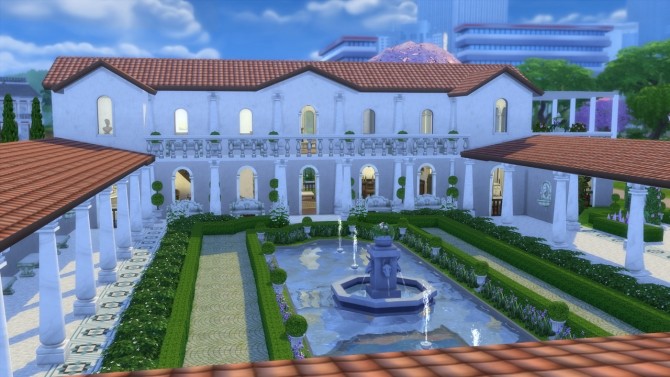 Sims 4 Ancient Roman Villa at ArchiSim