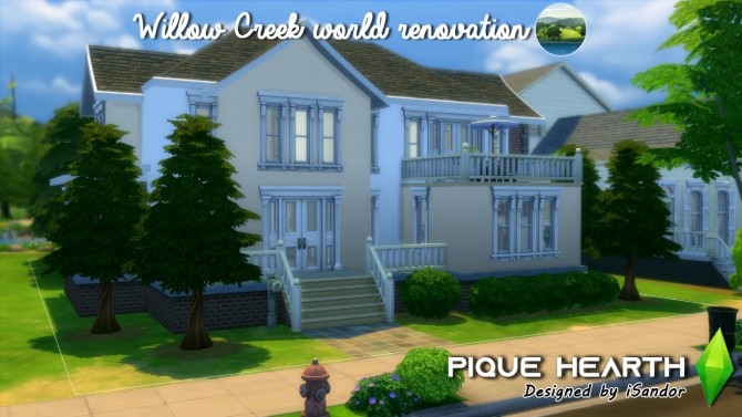 Sims 4 Pique Hearth House Willow Creek Renovation #13 by iSandor at Mod The Sims