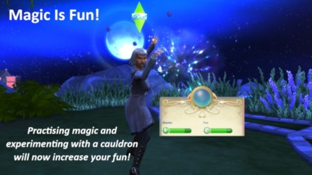Magic Is Fun – Practising Magic Becomes Fun by LukeSimoleon at Mod The Sims