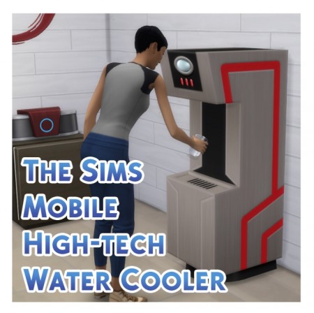 TSMobile > TS4 High-tech Water Cooler Recreation by Menaceman44 at Mod The Sims