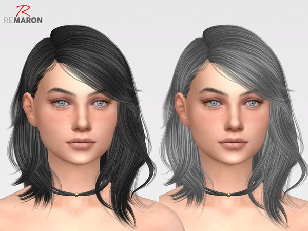 Sims 4 ON0815 Hair Retexture by remaron at TSR