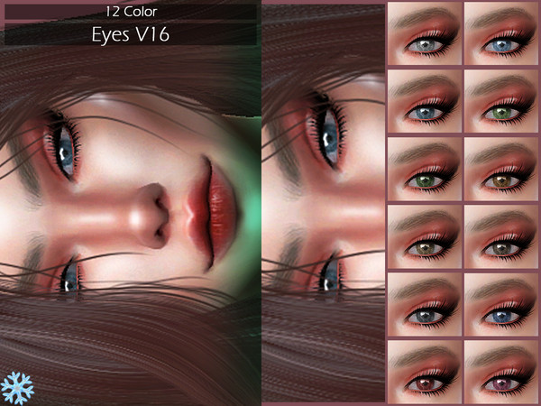 Sims 4 LMCS Eyes V16 by Lisaminicatsims at TSR