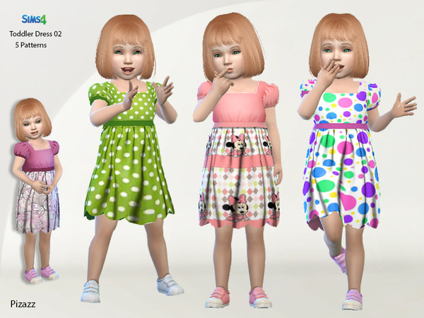 Sims 4 Toddler Dress 02 by pizazz at TSR