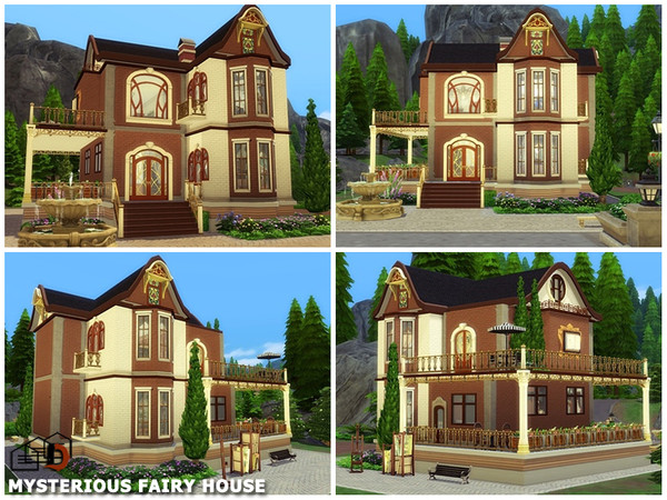 Sims 4 Mysterious Fairy House by Danuta720 at TSR