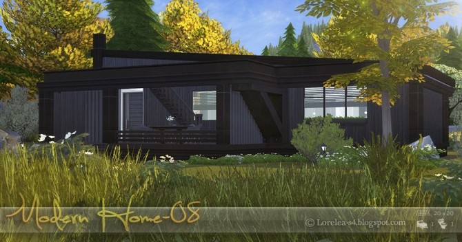 Sims 4 Modern Home 08 at Lorelea