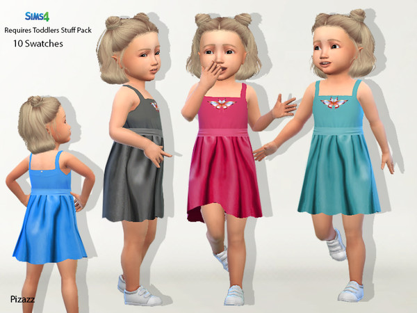 Sims 4 Toddler Dress 03 by pizazz at TSR