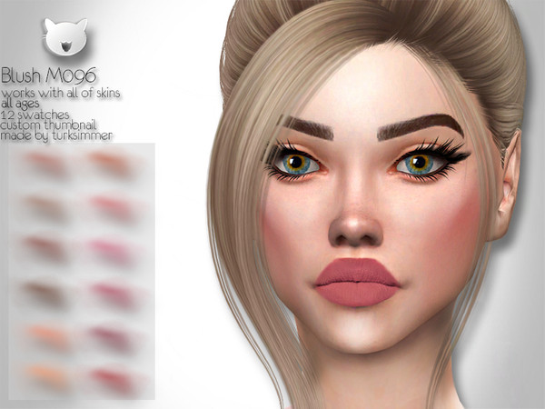 Sims 4 Blush M096 by turksimmer at TSR